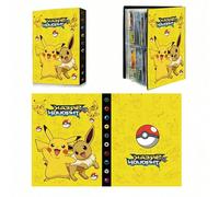 Album per carte Pokémon a 4 pagine con vassoio per schede di punteggio, tema Charizard, serie Pokémon, album collezione Pikachu, contiene 240 carte, regalo di San Valentino Album da collezione di Pika