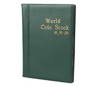 Album per collezione di monete con 120 tasche porta monete album di archiviazione per soldi Penny Pocket per collezionisti 4 colori custodia per libri in stock mondiale titolari di raccolta