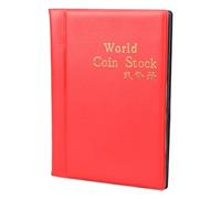 Album per collezione di monete con 120 tasche porta monete album di archiviazione per soldi Penny Pocket per collezionisti 4 colori custodia per libri in stock mondiale titolari di raccolta