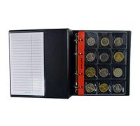 Album per la collezione 120 monete grandi fino a 40mm, 10 Fogli e Divisori. Per £ 5 sterline inglesi, geocoin, fiches e altro