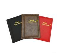 Album per monete con 120 scomparti a griglia, per conservare e conservare monete, medaglioni e badge commemorativi fino a 28 mm di diametro (3)