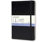 Album per schizzi Art Sketchbook Moleskine large copertina rigida nero. Black