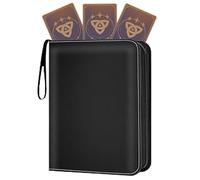 Album Porta Carte Collezionabili, 27,5x5,5x33,5cm Album Carte Raccoglitore, Con 50 Buste Rimovibili, Per Isolare Dall'umidità E Dalla Polvere, Con 9 Tasche Per Schede