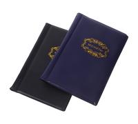 Album porta monete da 2 pezzi: libro da collezione di specie - copertina in PU
