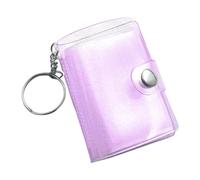 Album Portachiavi | 24 Tasche Mini Album Per Fotografie | Portachiavi Ad Anelli Trasparente | Per Bambini, Adulti, Uomini, Donne, Compleanno, Matrimonio, Portafoglio e Zaino