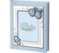 Album Portafoto Azzurro Valenti Argenti misura 20X25 Cm trendy cod. 73549 2C