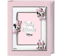 Album portafoto da Bambino di Valenti. Album con Cornice portafoto in Miro Silver. Soggetto: Baby Minnie. Dimensione Foto: 25X30 cm. La referenza è D569 3RA