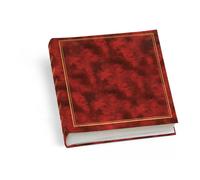 Album portafoto Lebez 40 fogli con velina f.to 25x30 cm rosso 0380-R