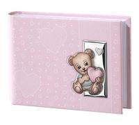 Album Portafoto Bimbo con Cornice in Argento Frontale Valenti&CO. B1357 15X20 (Rosa)