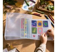 Album raccoglitore a fogli mobili per collezioni di bambini, per figurine