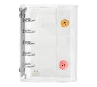 Album raccoglitore per adesivi - materiale pvc resistente, libro organizzatore, quaderno creativo | misura pratica con fogli trasparenti, per scrapbooking, planner, viaggi, scuola, aula, deco