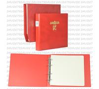 ALBUM RACCOGLITORE ROSSO CON CUSTODIA PER FIGURINE LAVAZZA