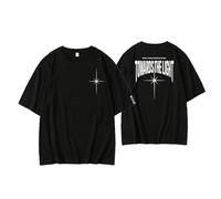 Album Towards The Light T-Shirt Merch Stampato T-Shirt Tee for Ragazze Carine Fan del (A Black,3XL)