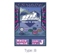 Album UNICODE [HELLO WORLD: CODE J EP.1] B VER CD+100p Book Clip+P.Card+ID Card