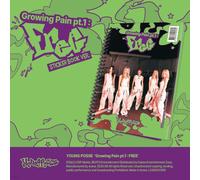 Album YOUNG POSSE 4° EP [Growing Pain pt.1: GRATIS] Sticker Book CD + libro...