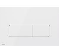 Alca Flat placca di comando per WC bianco MOON-WHITE
