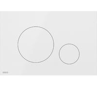 Alca Flat placca di comando per WC bianco TURN-WHITE