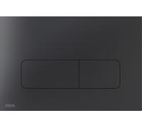 Alca Flat placca di comando per WC nero MOON-BLACK