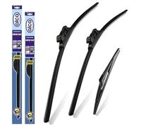 alca Germany Per Renault Captur 2016-2020 Set di 3 spazzole tergicristallo Super Flat anteriori posteriori 26"14"TLB 11"L ASF2614TLB11L