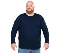 ALCA Maglietta da uomo alla moda, 100% cotone, a maniche lunghe, per uomini con circonferenza della vita taglie forti, scollo rotondo, maglietta a maniche lunghe perfetta per una circonferenza della