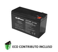 Alca Power batteria al piombo da 12V 10Ah ricaricabile per UPS e illuminazione d