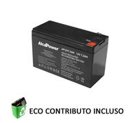 Alca Power batteria al piombo da 12V 7,2Ah ricaricabile per UPS e illuminazione