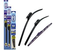 ALCA SUPER FLAT spazzole tergicristallo anteriore + posteriore ALCA CLASSIC 26"14"12" BL [RenCap] ASF2614B12ARC