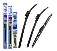 ALCA SUPER FLAT spazzole tergicristallo anteriore + posteriore ALCA CLASSIC 28"28"12" [Peu407SW] ASF2828SL12ARC
