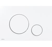 Alca Thin placca di comando per WC bianco M670