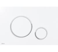 Alca Thin placca di comando per WC bianco M776