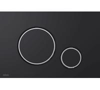 Alca Thin placca di comando per WC nero M778