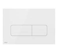 Alcadrain WC - Piastra di azionamento Moon-White bianco lucido acciaio inossidabile