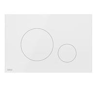 Alcadrain WC - Piastra di azionamento Turn-White bianco lucido acciaio inossidabile