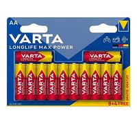 Alcalinas Marca VARTA Modello VARTA LONGLIFE MAX Power AA X8+4 gratuites