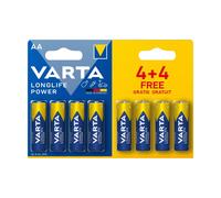 ALCALINE LR6/AA, 1.5 V CONFEZIONE PROMO 4 + 4 pezzi 4906.121.448 (blister)