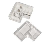 ALCAPOWER Connettore Angolare 90° per Strisce LED 220V Bianco IP20