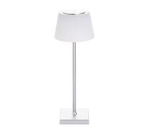 ALCAPOWER Gaia-LampadaLED da tavolo CCT, dimmerabile-Argento