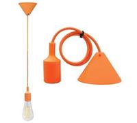 ALCAPOWER Pendente a Soffitto Arancio, Plastica, Base E27, 102 x 9,3 x 9,3 cm, Moderno