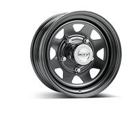 CERCHIO IN FERRO DOTZ DAKAR DARK PER DAIHATSU FEROZA 7X15 5X139.7 BLACK LKW