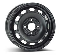 KFZ 7255 1 CERCHIO IN FERRO DA 15 6J ET47,5 4X108 BLACK PER FORD FIESTA 6 JA8