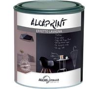 Alcas Italia Pittura lavagna nera per muro 0,75L Chalk Paint black chalkboard Paint ALCAPRINT