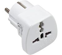 Alcasa 1500-RA1 Bianco adattatore per presa di corrente