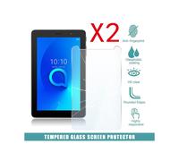(Alcatel 1T 7) 2 pellicole protettive in vetro temperato per tablet Alcatel 1T 7 che coprono completamente le