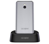 Alcatel 3082X - Telefono Cellulare 4G, Display 2.4" a Colori, Tasti Grandi, Basetta di Ricarica, Bluetooth, Fotocamera, Metallic Silver [Italia]