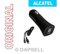 Alcatel Caricabatterie Originale Auto Usb Cc40 + Cavo Black Per 1c (2019) 1t 10