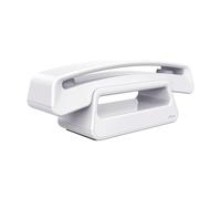 ALCATEL ePure Iconic - Telefono fisso cordless DECT - Design vintage - Grande display grafico ad alta leggibilità - Vivavoce - Funzione blocco chiamate - Bianco