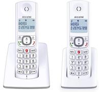 ALCATEL F530 Duo - Telefono fisso cordless DECT - Grande display retroilluminato