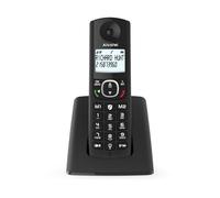 ALCATEL F530 - Telefono fisso cordless DECT - Grande display retroilluminato - Vivavoce - Funzione blocco chiamate - 2 tasti di memoria diretta - Nero