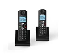 ALCATEL F685 DUO TELÉFONO DECT NEGRO