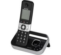 Alcatel F890 Voice - Telefono cordless DECT con segreteria telefonica, protezione telefonica premium, funzione vivavoce, grande display grafico, rubrica telefonica